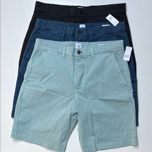 Gap Vintage wash 10" shorts  x 3